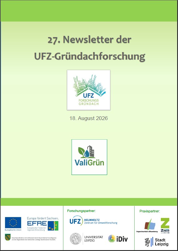 27. Newsletter der UFZ-Gr&uuml;ndachforschung